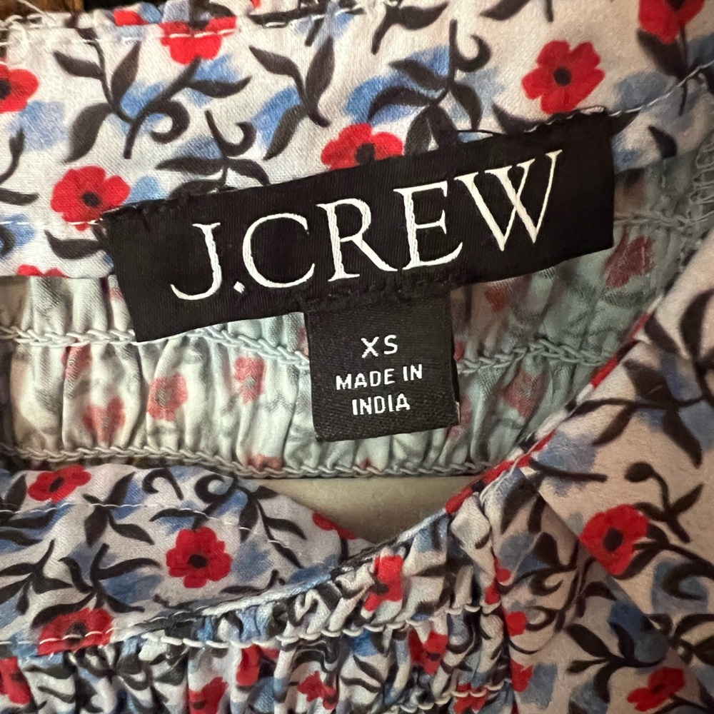 J Crew Meadow dress in poppy cotton poplin XS - Picture 4 of 6